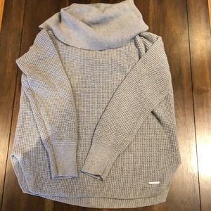 Michael Kors Waffle Knit Cowl-neck Sweater